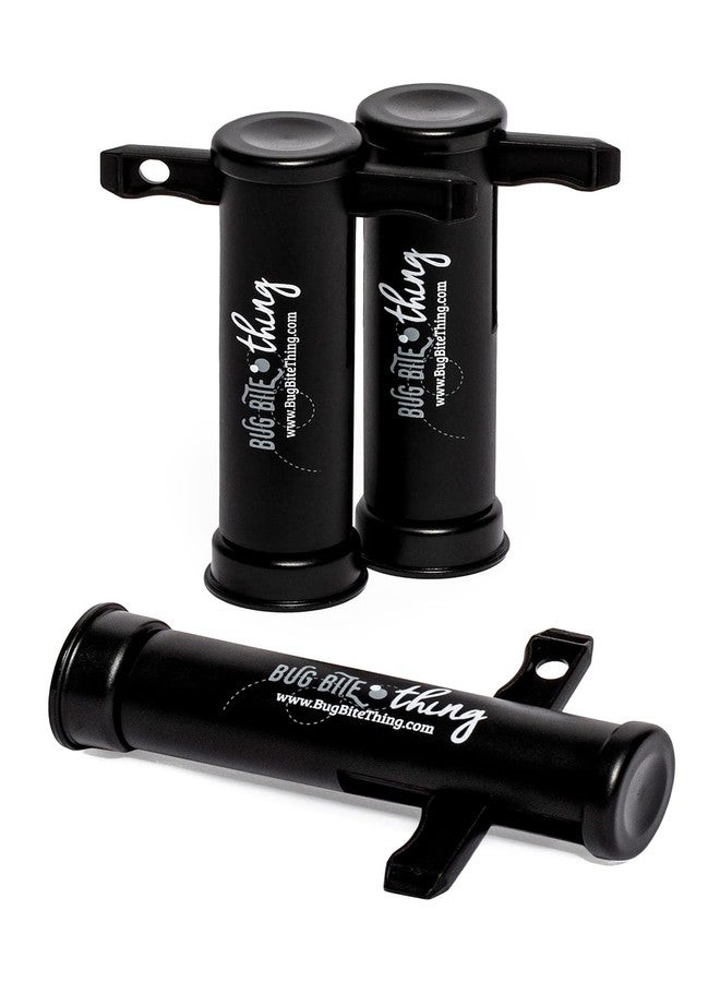 بج بايت ثينج أداة شفط لإزالة لدغات الحشرات، مزيل السموم - لدغات الحشرات ولسعات النحل/الدبابير، تسكين طبيعي للدغات الحشرات - أسود/عبوة من 3 قطع - Image 1